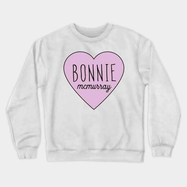 Letterkenny Bonnie McMurray Simple Heart Crewneck Sweatshirt by PincGeneral